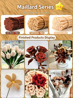 Pipe Cleaner Flower Bundle | 500pcs Color Series | Chenille Stems for DIY Bouquets & Floral Crafts