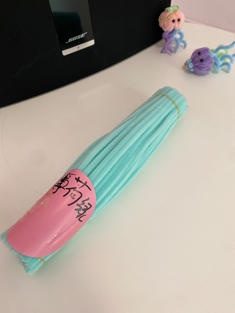 Chenille Stems pipecleaners| 100pcs Single Color Bundle | Extra Thick for DIY Crafts