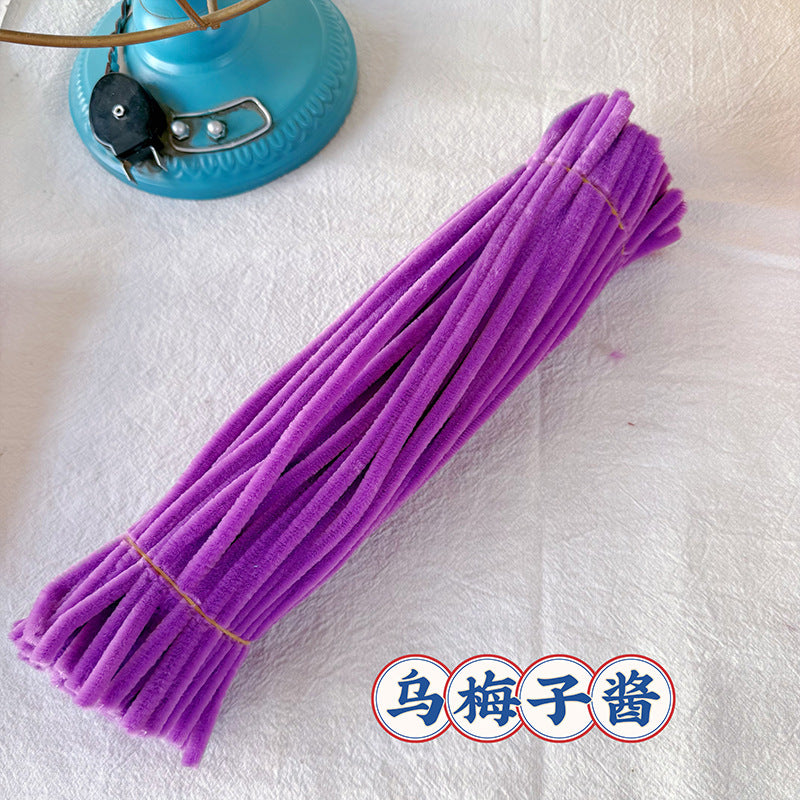 Chenille Stems pipecleaners| 100pcs Single Color Bundle | Extra Thick for DIY Crafts