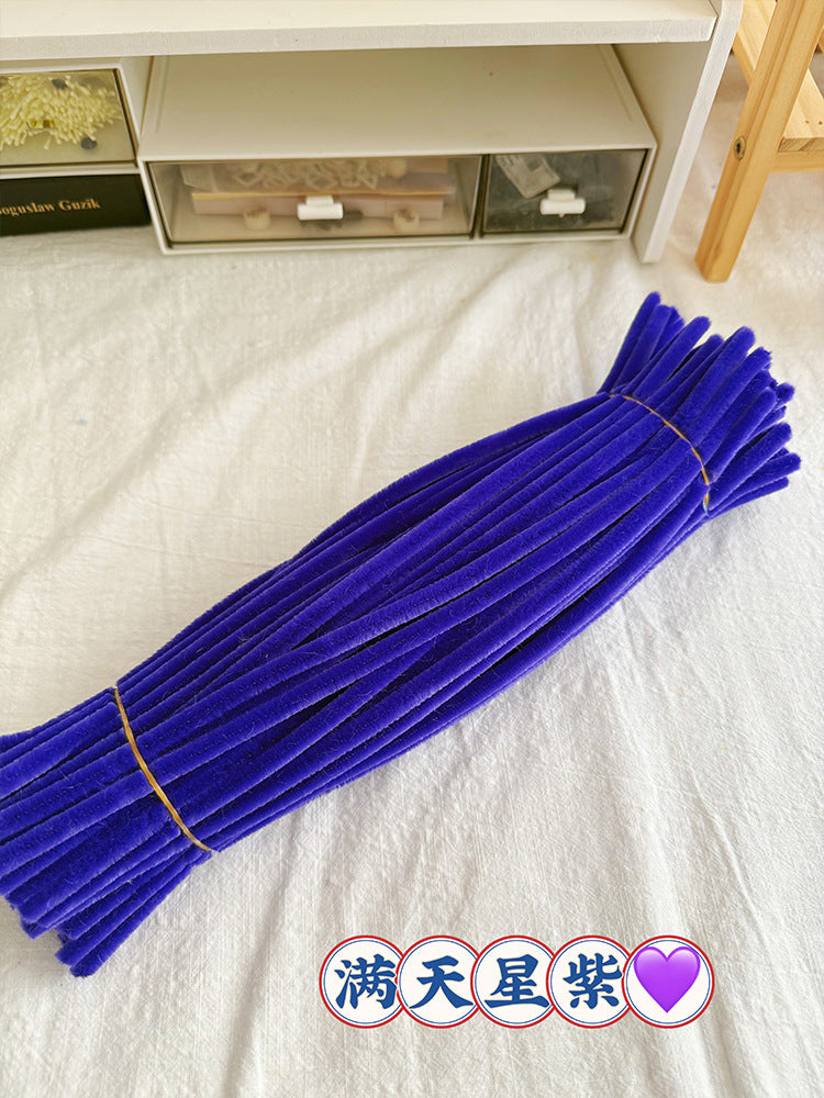 Chenille Stems pipecleaners| 100pcs Single Color Bundle | Extra Thick for DIY Crafts