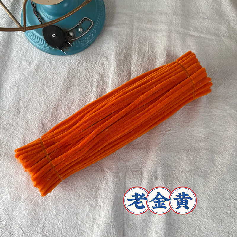 Chenille Stems pipecleaners| 100pcs Single Color Bundle | Extra Thick for DIY Crafts