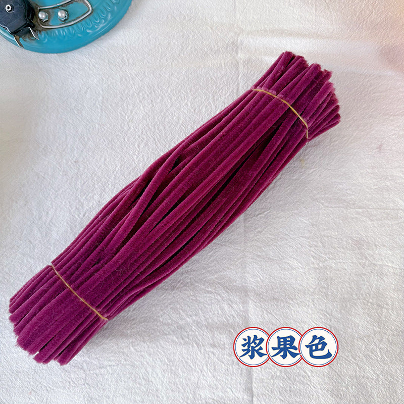 Chenille Stems pipecleaners| 100pcs Single Color Bundle | Extra Thick for DIY Crafts