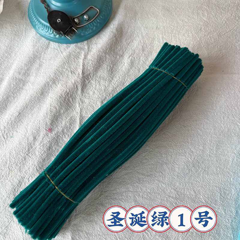 Chenille Stems pipecleaners| 100pcs Single Color Bundle | Extra Thick for DIY Crafts