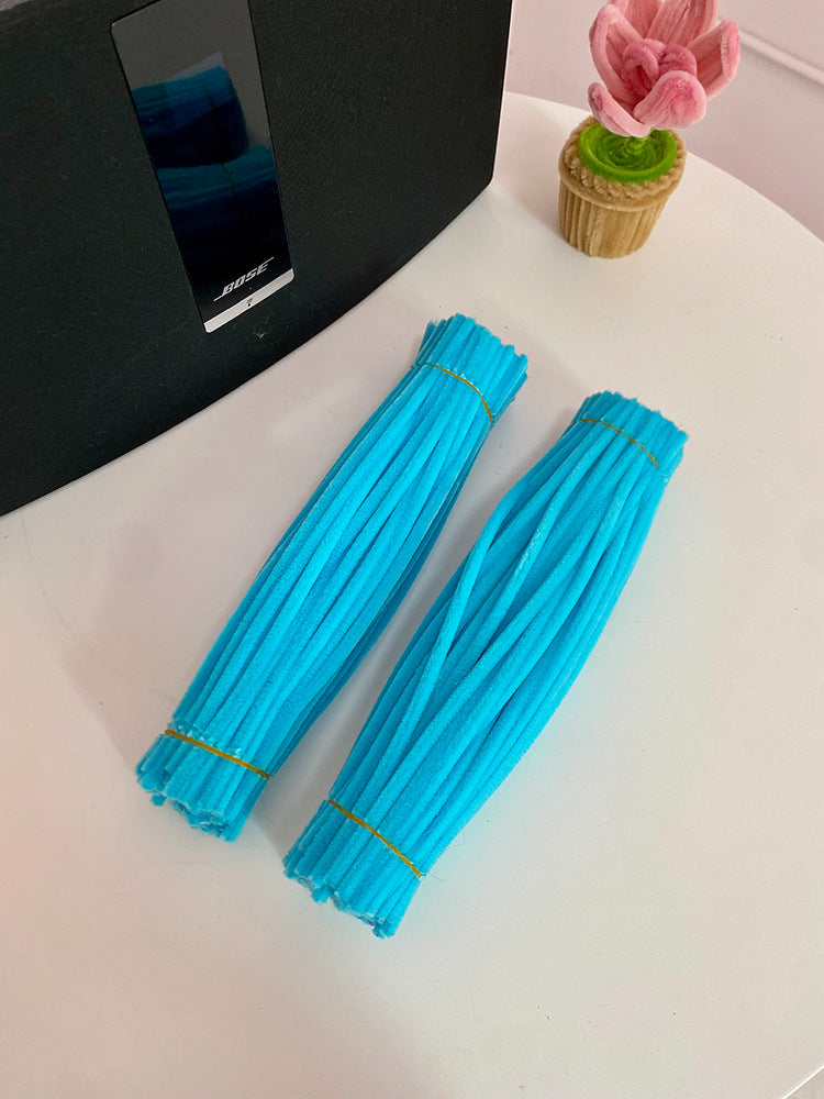 Chenille Stems pipecleaners| 100pcs Single Color Bundle | Extra Thick for DIY Crafts