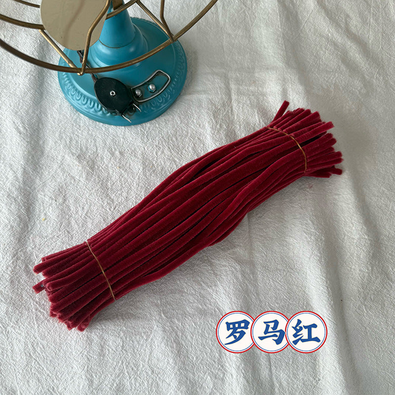 Chenille Stems pipecleaners| 100pcs Single Color Bundle | Extra Thick for DIY Crafts