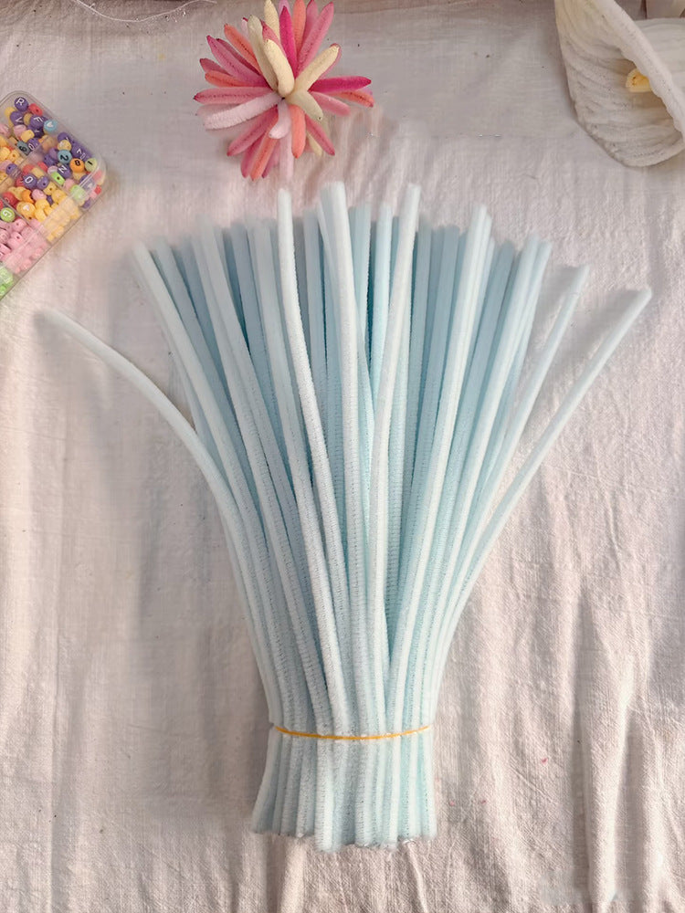 Chenille Stems pipecleaners| 100pcs Single Color Bundle | Extra Thick for DIY Crafts