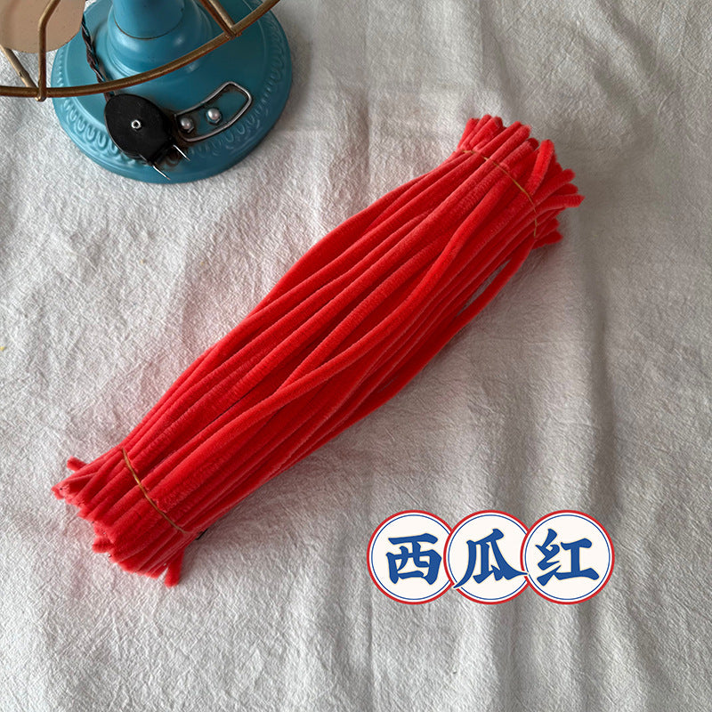 Chenille Stems pipecleaners| 100pcs Single Color Bundle | Extra Thick for DIY Crafts