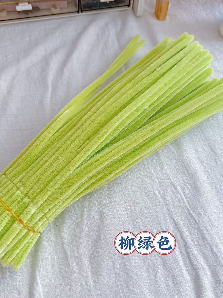 Chenille Stems pipecleaners| 100pcs Single Color Bundle | Extra Thick for DIY Crafts