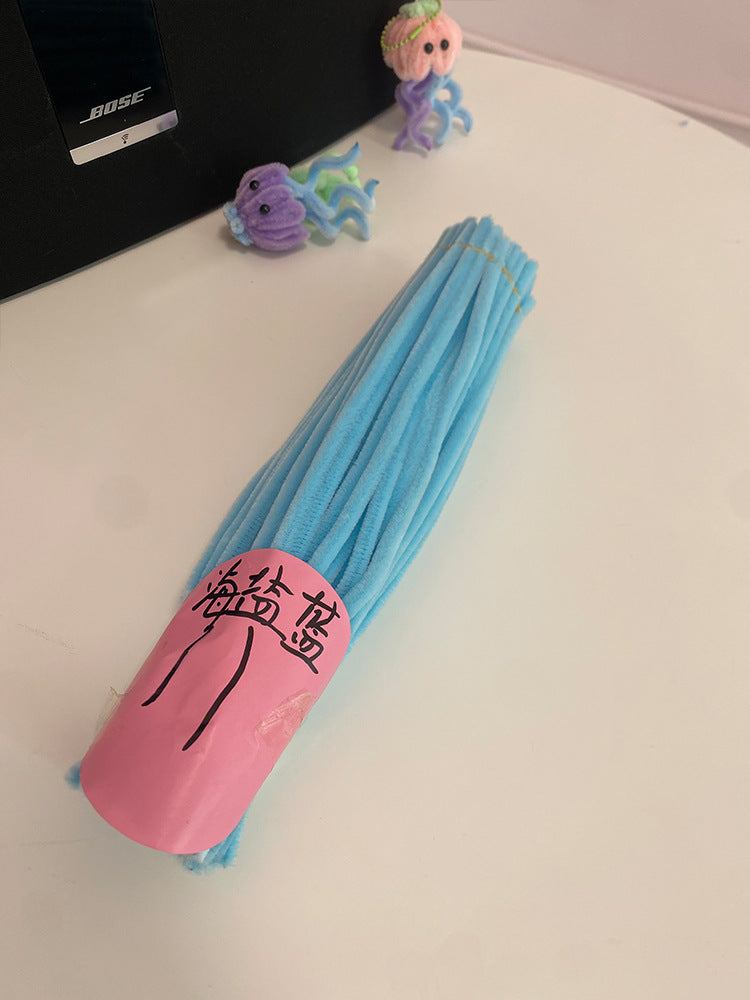 Chenille Stems pipecleaners| 100pcs Single Color Bundle | Extra Thick for DIY Crafts