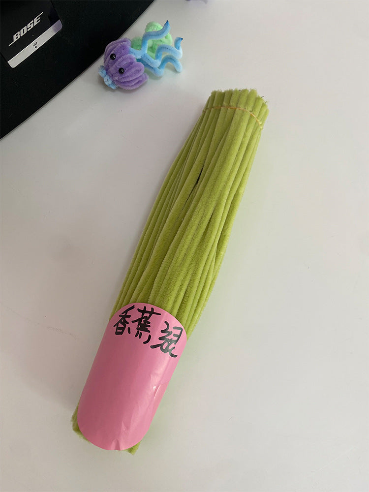 Chenille Stems pipecleaners| 100pcs Single Color Bundle | Extra Thick for DIY Crafts