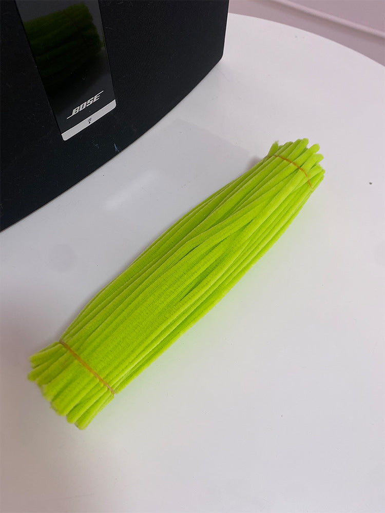 Chenille Stems pipecleaners| 100pcs Single Color Bundle | Extra Thick for DIY Crafts