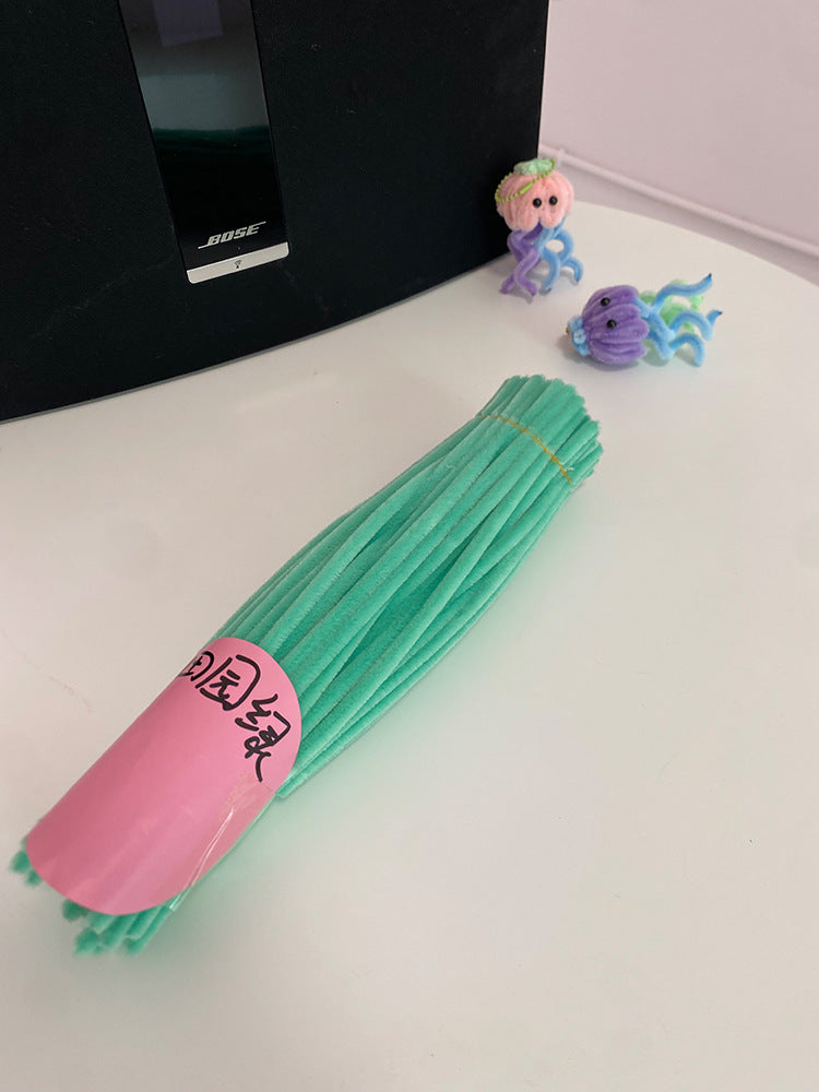 Chenille Stems pipecleaners| 100pcs Single Color Bundle | Extra Thick for DIY Crafts