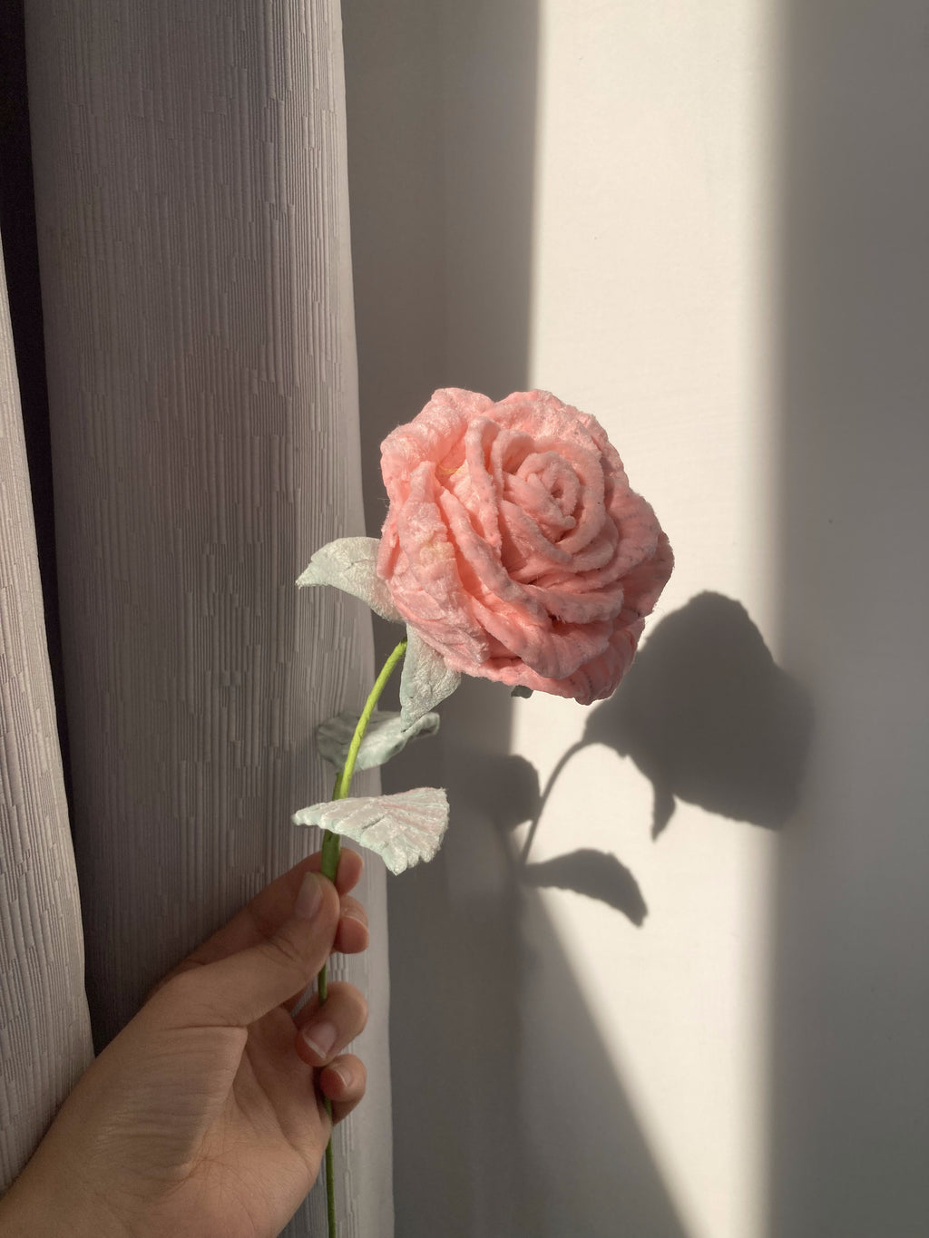 Handmade Chenille Stem Rose | Single Stem Forever Rose | Retail & Wholesale