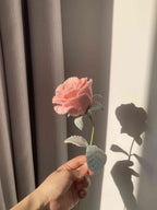 Handmade Chenille Stem Rose | Single Stem Forever Rose | Retail & Wholesale