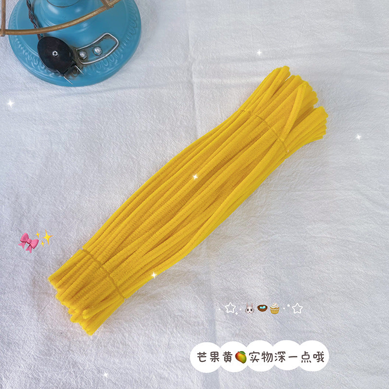 Chenille Stems pipecleaners| 100pcs Single Color Bundle | Extra Thick for DIY Crafts