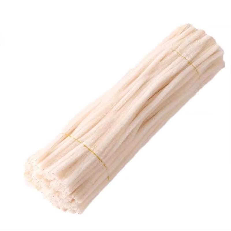 Chenille Stems pipecleaners| 100pcs Single Color Bundle | Extra Thick for DIY Crafts