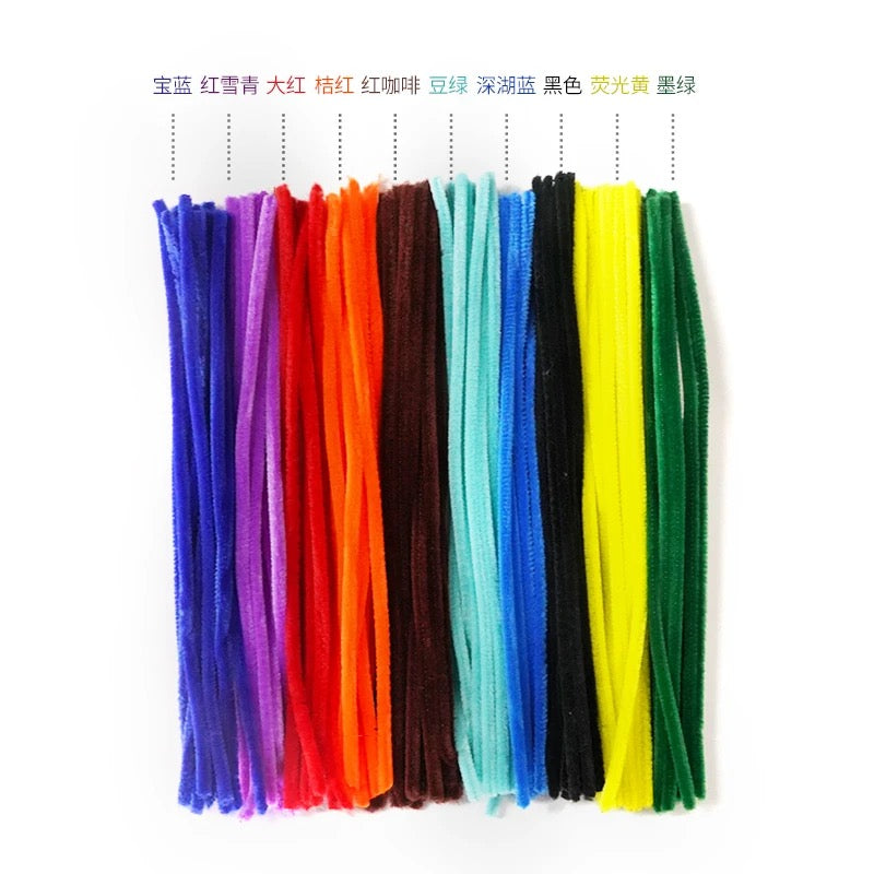 DIY Clown Doll Making Kit | Chenille Stems, Yarn, Eyes & Accessories