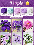 Pipe Cleaner Flower Bundle | 500pcs Color Series | Chenille Stems for DIY Bouquets & Floral Crafts