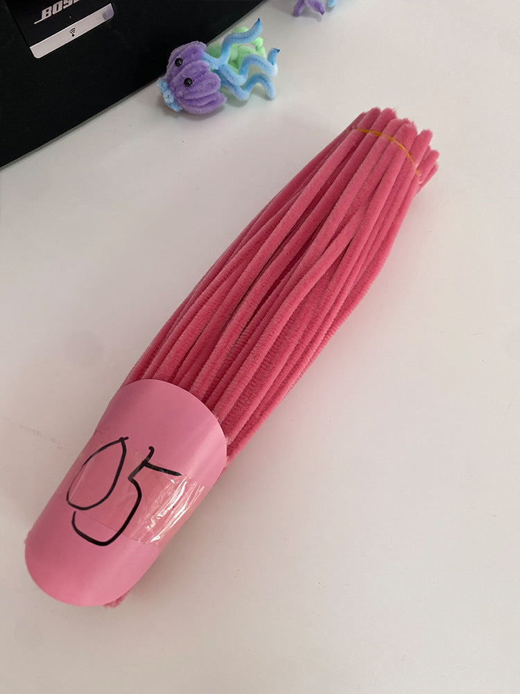 Chenille Stems pipecleaners| 100pcs Single Color Bundle | Extra Thick for DIY Crafts