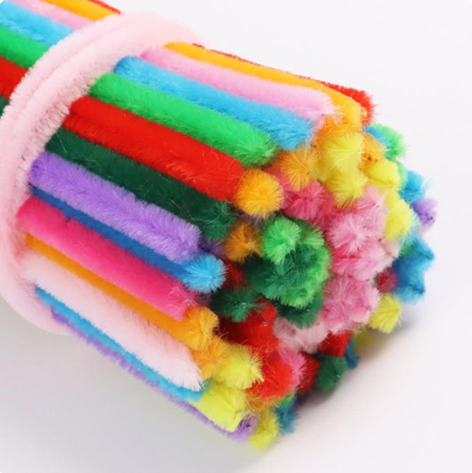 Pipe cleaner chenille stems color variety - 70+ solid colors available