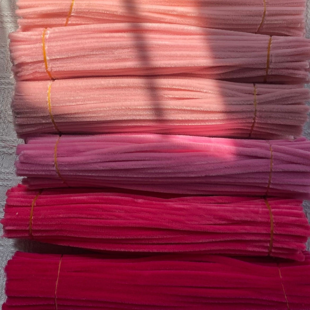 Extra thick chenille stem pipe cleaners - 100pcs single color bundle for DIY craftsExtra thick chenille stem pipe cleaners - 100pcs single color bundle for DIY crafts