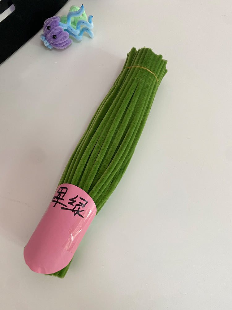 Chenille Stems pipecleaners| 100pcs Single Color Bundle | Extra Thick for DIY Crafts