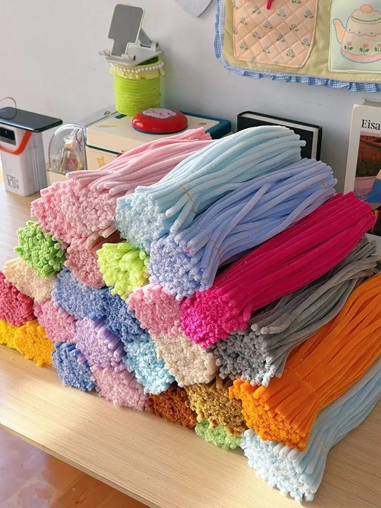 Pipe Cleaner Flower Bundle | 500pcs Color Series | Chenille Stems for DIY Bouquets & Floral Crafts