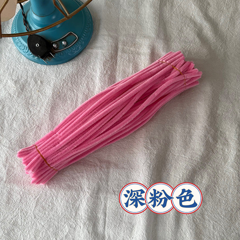 Chenille Stems pipecleaners| 100pcs Single Color Bundle | Extra Thick for DIY Crafts