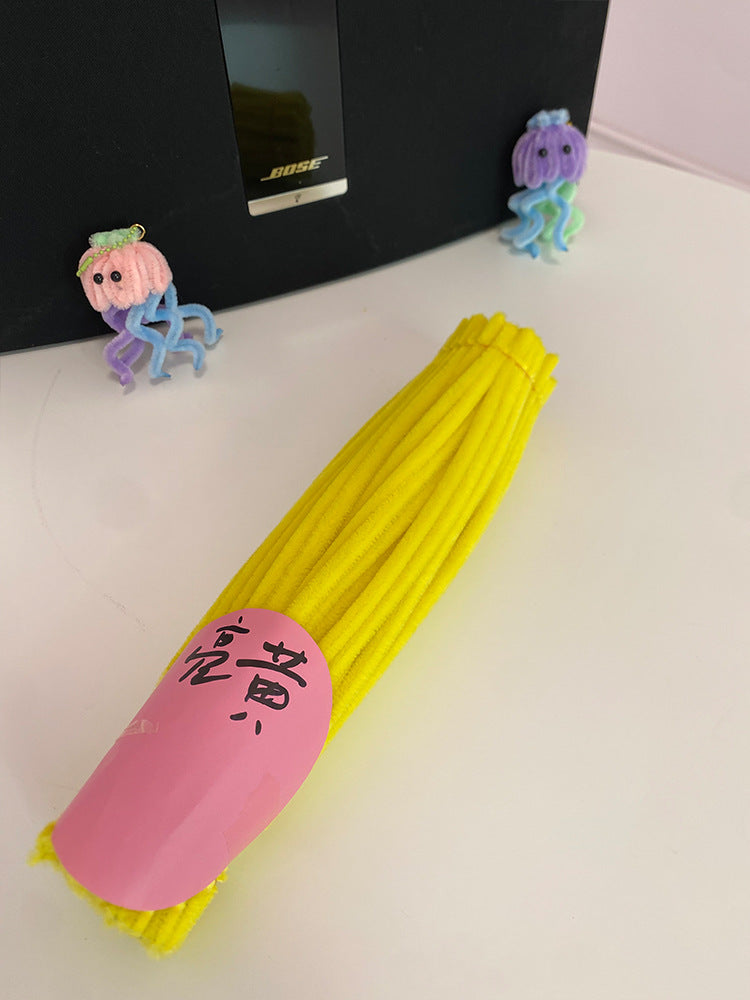 Chenille Stems pipecleaners| 100pcs Single Color Bundle | Extra Thick for DIY Crafts