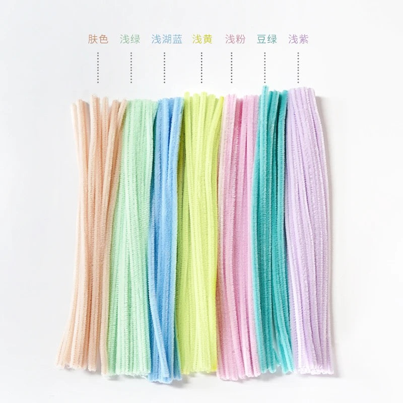 DIY Clown Doll Making Kit | Chenille Stems, Yarn, Eyes & Accessories