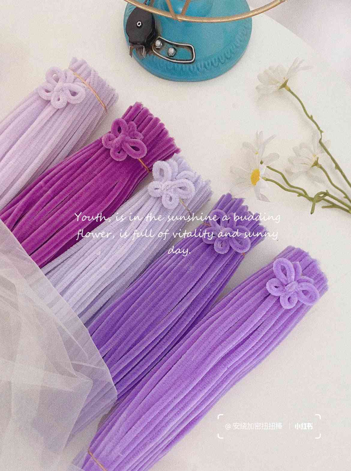 Macaron Pipe Cleaner Bundle | 5-Pack 500pcs Random Colors | Soft Chenille Stems for DIY Crafts