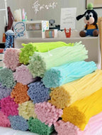 Macaron Pipe Cleaner Bundle | 5-Pack 500pcs Random Colors | Soft Chenille Stems for DIY Crafts