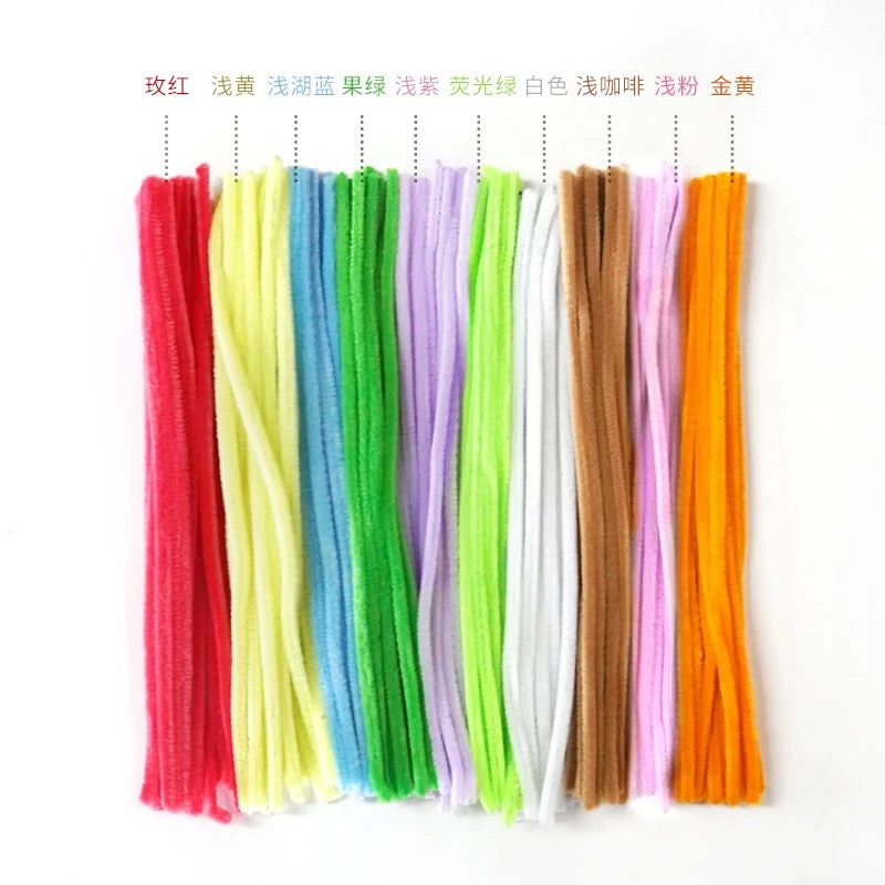 DIY Clown Doll Making Kit | Chenille Stems, Yarn, Eyes & Accessories