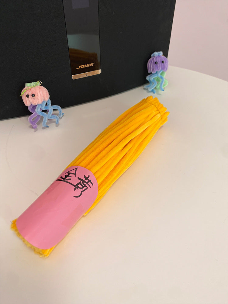 Chenille Stems pipecleaners| 100pcs Single Color Bundle | Extra Thick for DIY Crafts