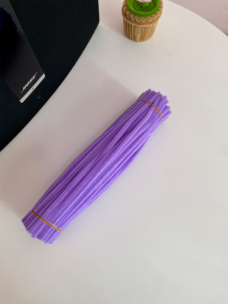 Chenille Stems pipecleaners| 100pcs Single Color Bundle | Extra Thick for DIY Crafts