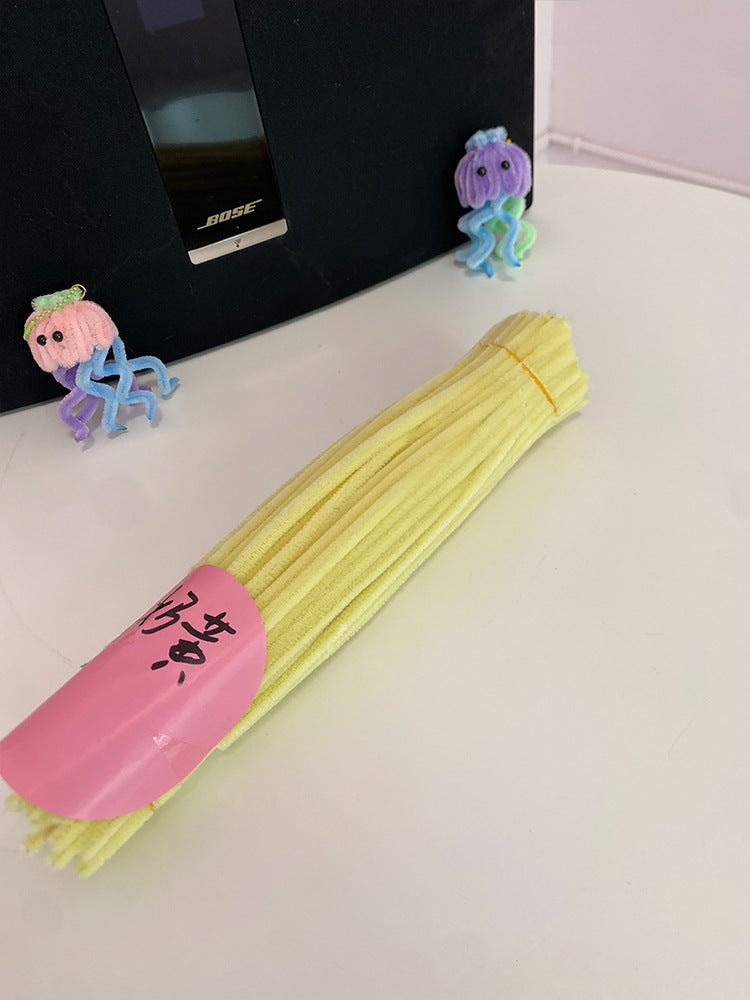 Chenille Stems pipecleaners| 100pcs Single Color Bundle | Extra Thick for DIY Crafts