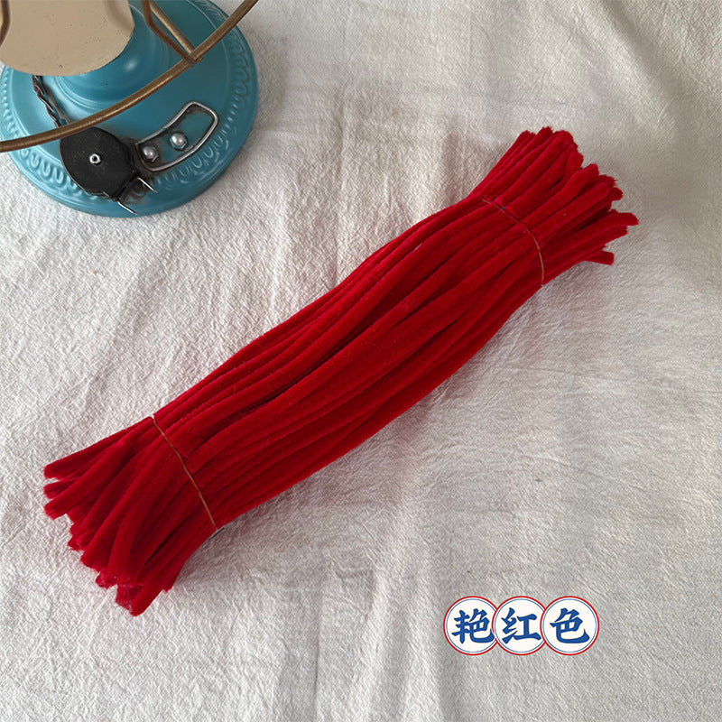Chenille Stems pipecleaners| 100pcs Single Color Bundle | Extra Thick for DIY Crafts