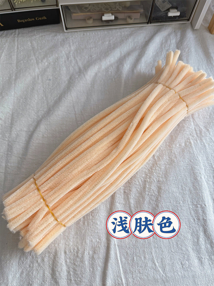 Chenille Stems pipecleaners| 100pcs Single Color Bundle | Extra Thick for DIY Crafts