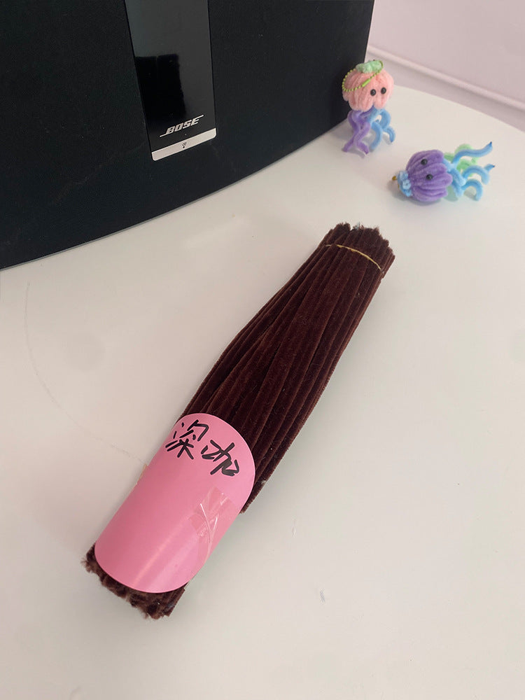 Chenille Stems pipecleaners| 100pcs Single Color Bundle | Extra Thick for DIY Crafts