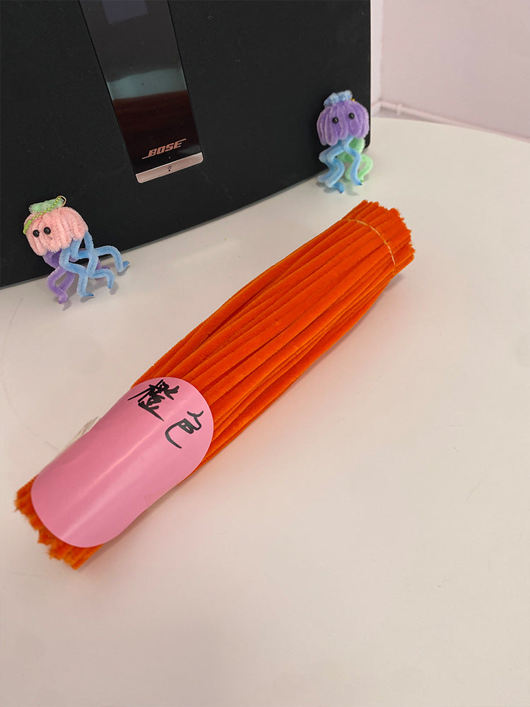 Chenille Stems pipecleaners| 100pcs Single Color Bundle | Extra Thick for DIY Crafts