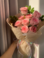 Handmade Chenille Stem Rose Bouquet | 9 Roses | Premium Chenille Stem Flower Gift