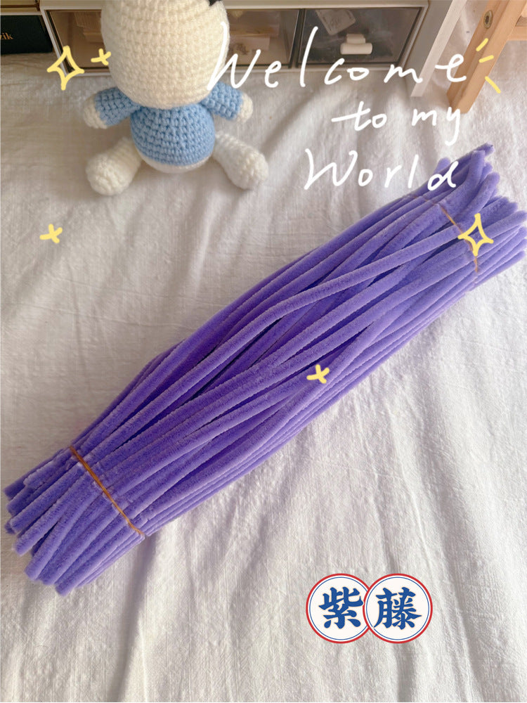 Chenille Stems pipecleaners| 100pcs Single Color Bundle | Extra Thick for DIY Crafts