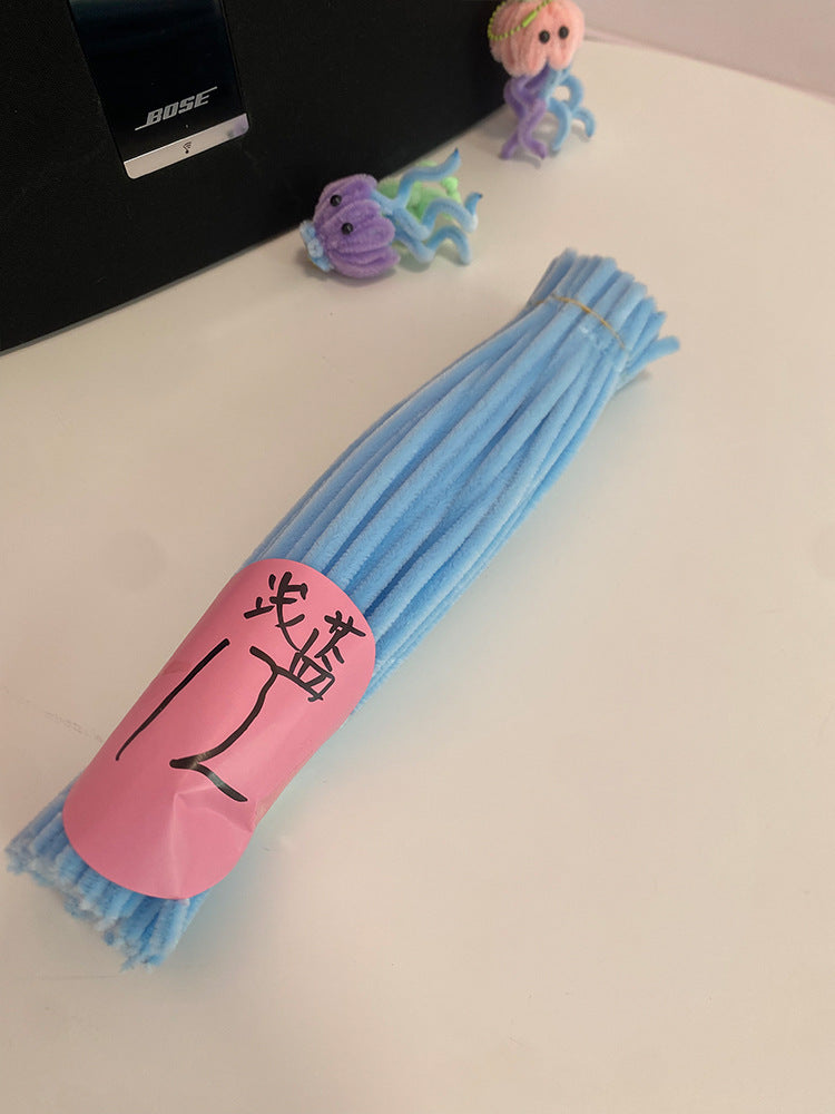 Chenille Stems pipecleaners| 100pcs Single Color Bundle | Extra Thick for DIY Crafts