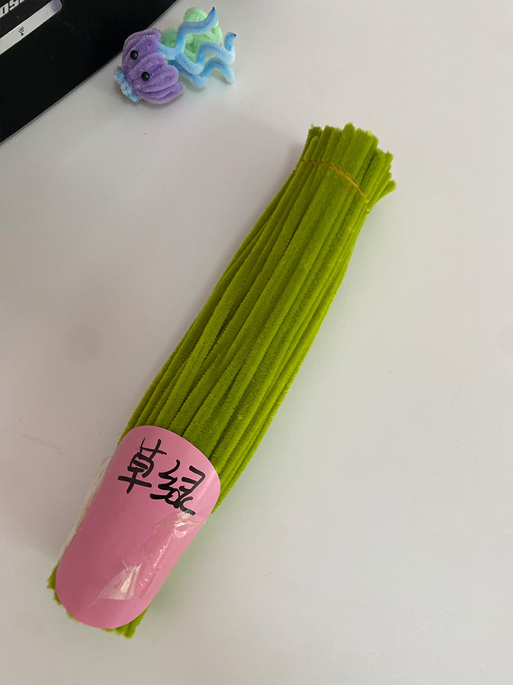 Chenille Stems pipecleaners| 100pcs Single Color Bundle | Extra Thick for DIY Crafts