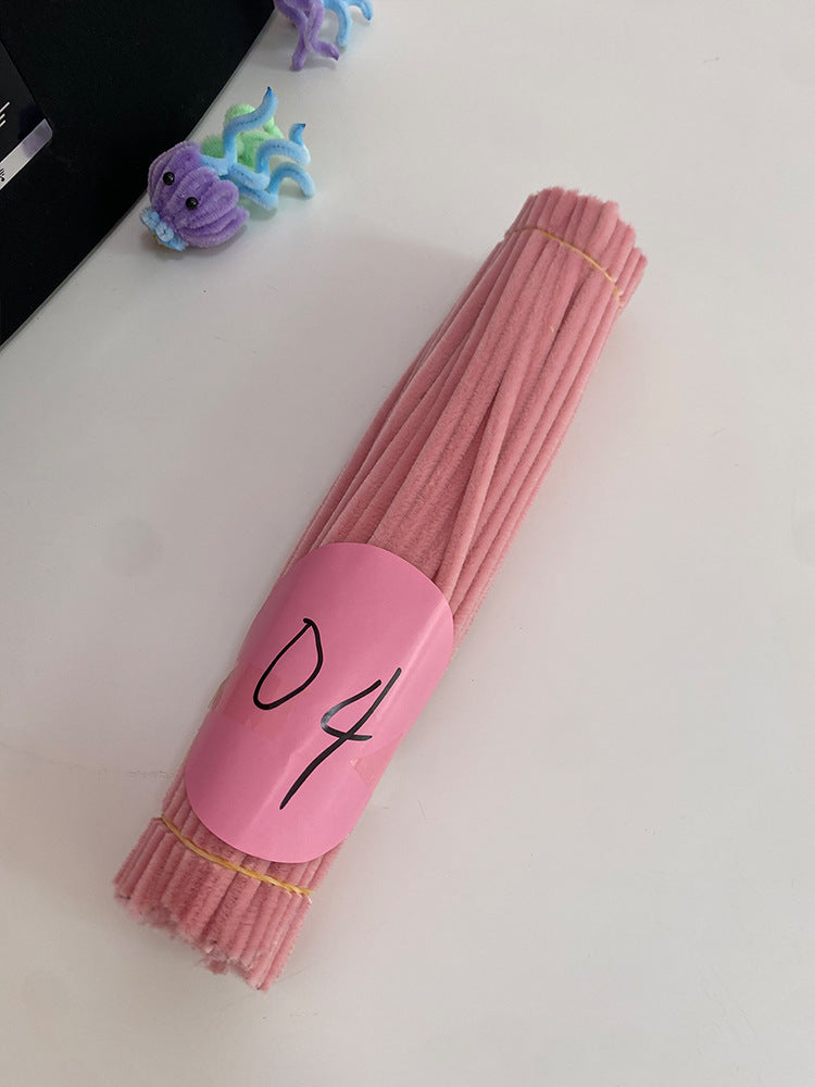 Chenille Stems pipecleaners| 100pcs Single Color Bundle | Extra Thick for DIY Crafts