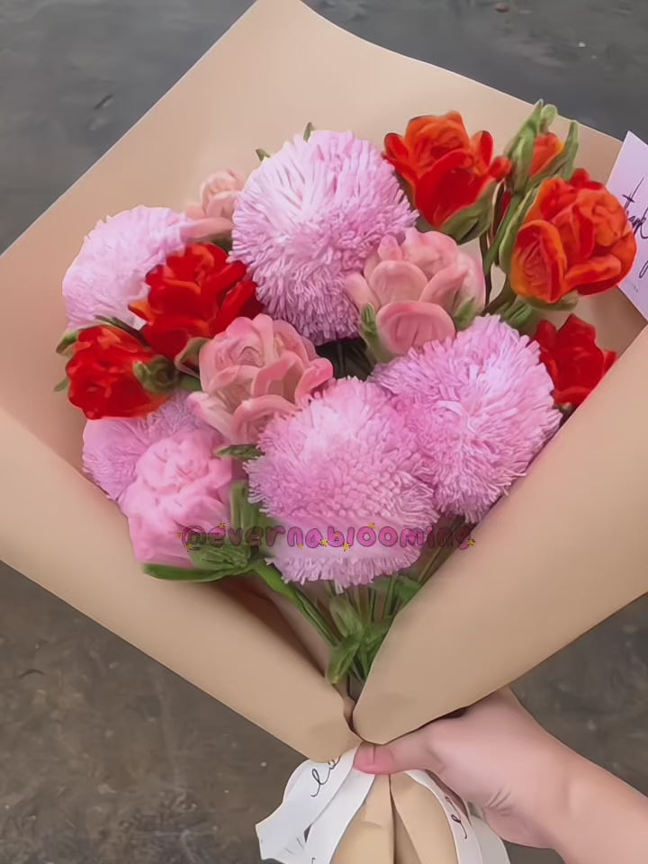 Make This Sweet Pipe Cleaner Bouquet in Under 2 Hours — No Experience Needed 🌸 | All Materials Included