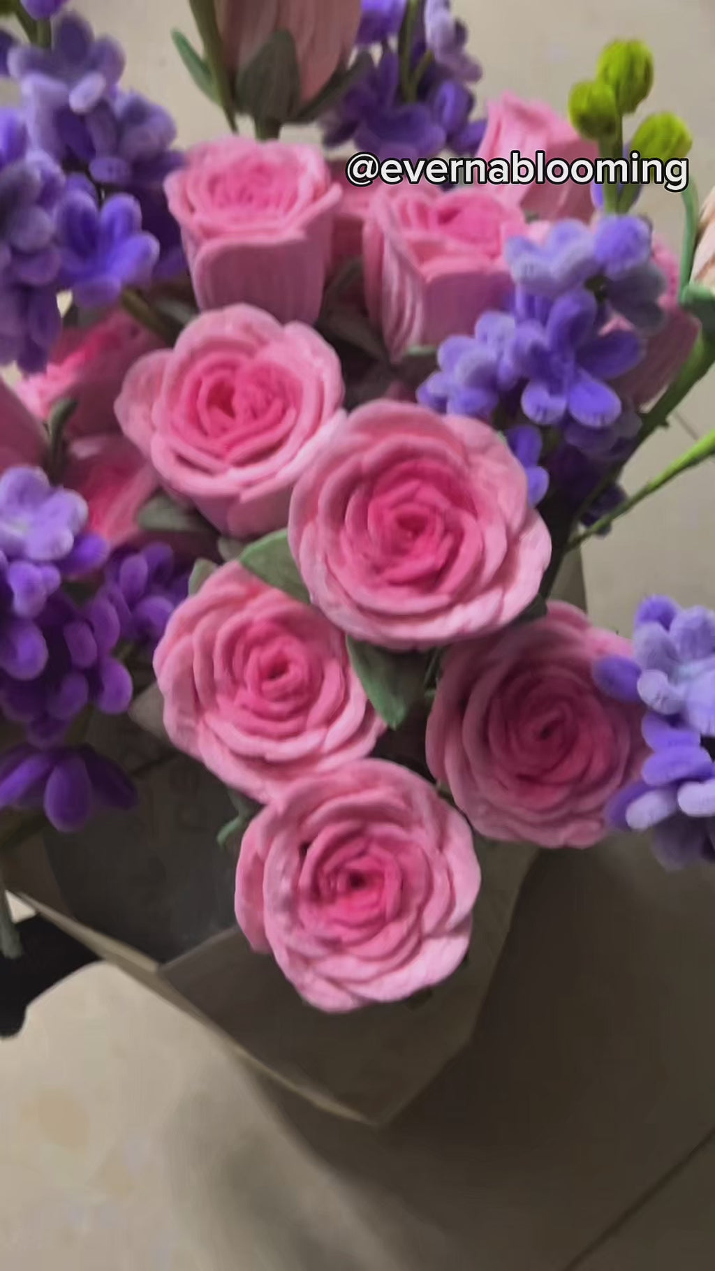 TikTok Viral Pink Pipe Cleaner Rose Tutorial | 4:44 Super Detailed & Beginner-Friendly